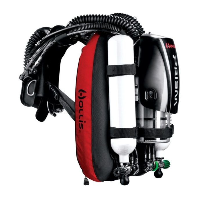 Hollis Prism 2 Rebreather - Frontmounted Counter Lungs - Petrel 3