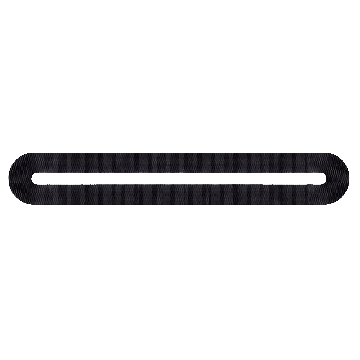 Reinforcement Zipper Strip (37.4", Rear Entry)