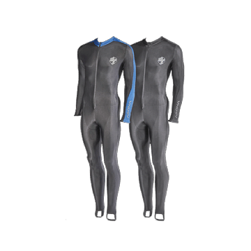 Front Zip Black Skin Suit (XS, Closeout)