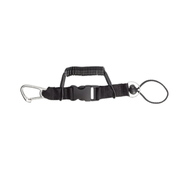 Coil Lanyard (Stainless Steel Clip & Split Ring)