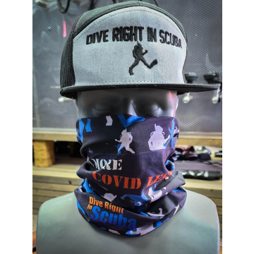 "Dive More Covid Less" Neck Buff