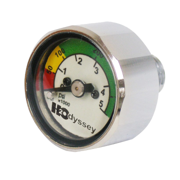 Mini PSI/BAR Button Gauge