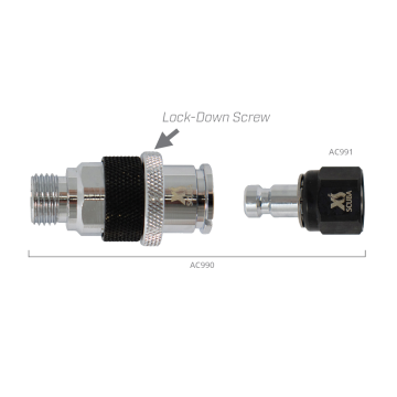 Brass 2nd Stage Quick Disconnect - Complete