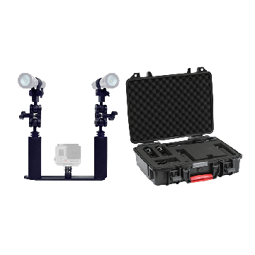 Camera Tray Kit W/ Two lights and Hard Case