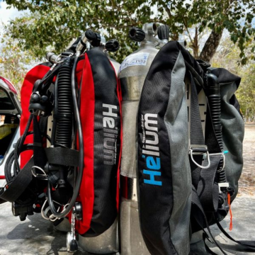 Custom Titanium Twin Tank Explorer 45 Package