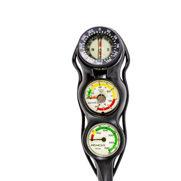 3 Gauge Console w/ Compass