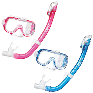Mini-Kleio Youth Dry Snorkel Combo