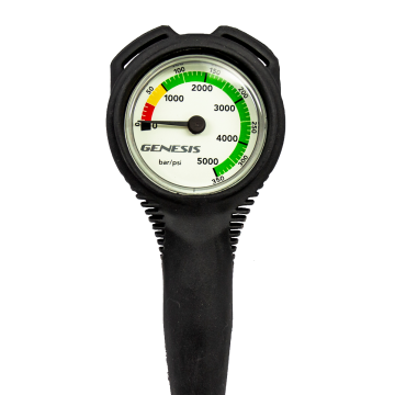 Pressure Gauge with Boot and Hose