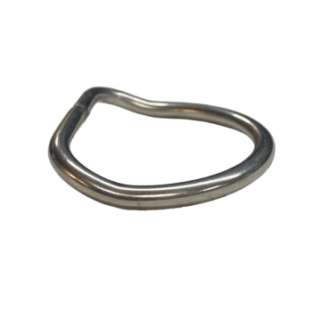2" Bent Stainless Steel D-Ring