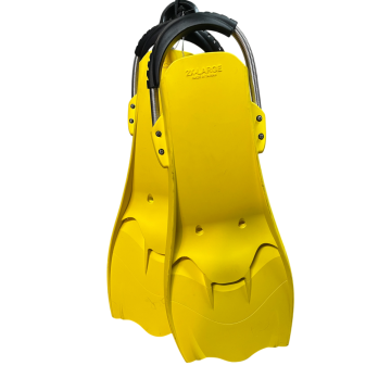 F1 LT Fins (Yellow,  2XL, Lightly Used)