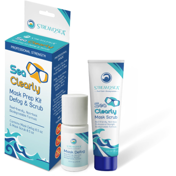 Sea Clearly Mask Prep Kit (Defog and Scrub)