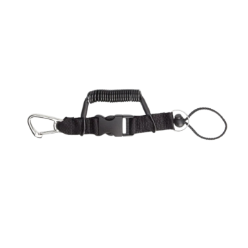 Coil Lanyard (Stainless Steel Clip & Split Ring)