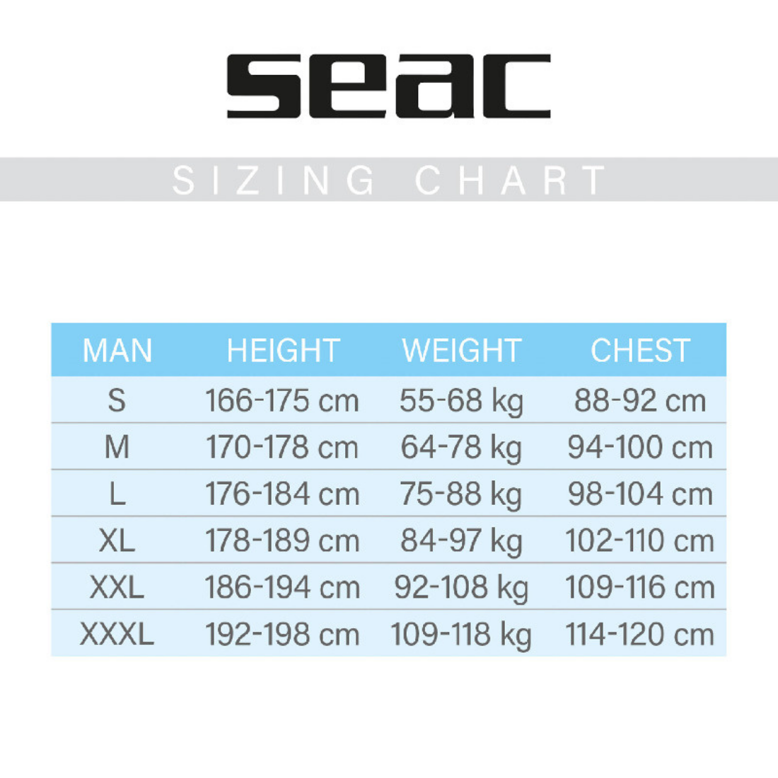 Ghost 3.5mm Jacket Size Chart