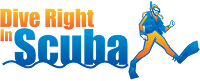 Dive Right In Scuba Logo